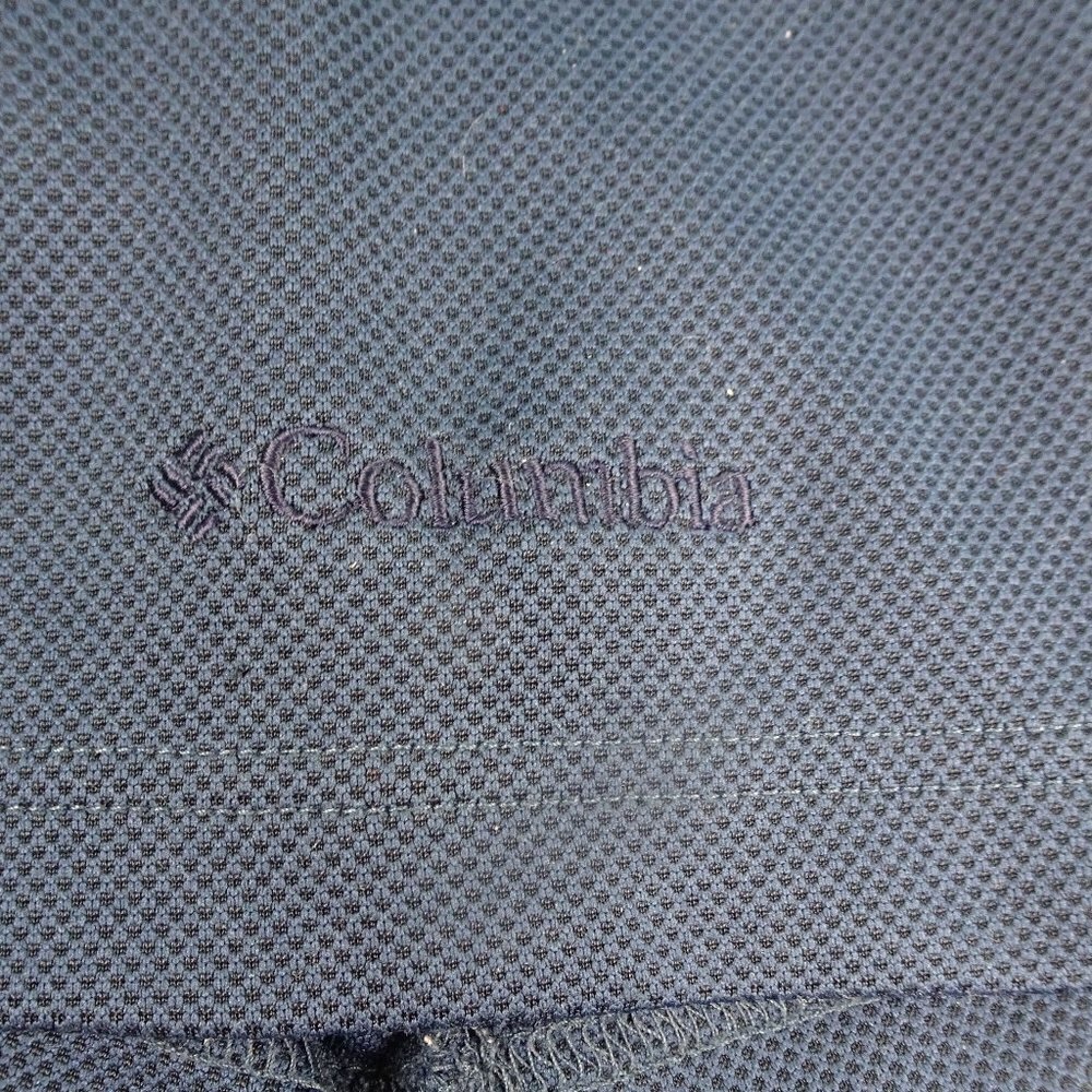 Columbia Blue Polo Shirt Size Large EUC - Picture 5 of 5